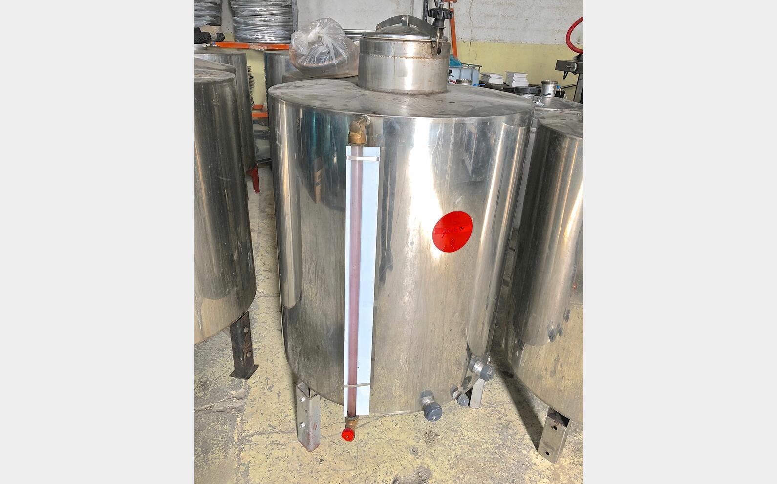 Cuve stockage inox