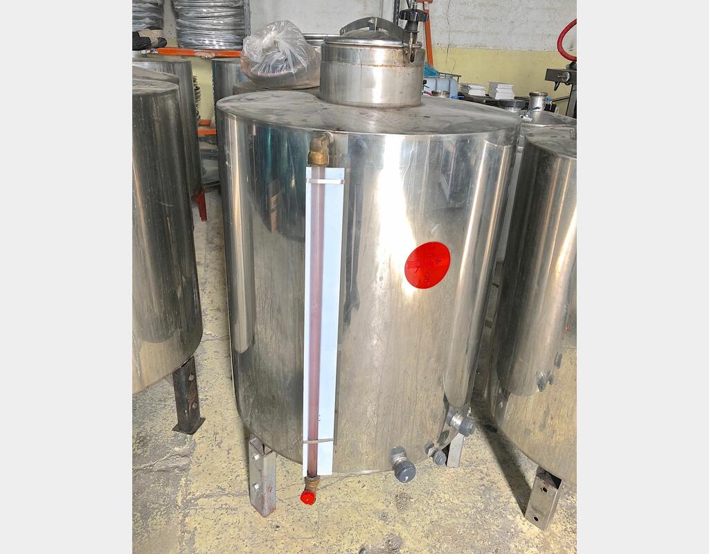 Cuve de stockage inox - Volume : 600 litres
