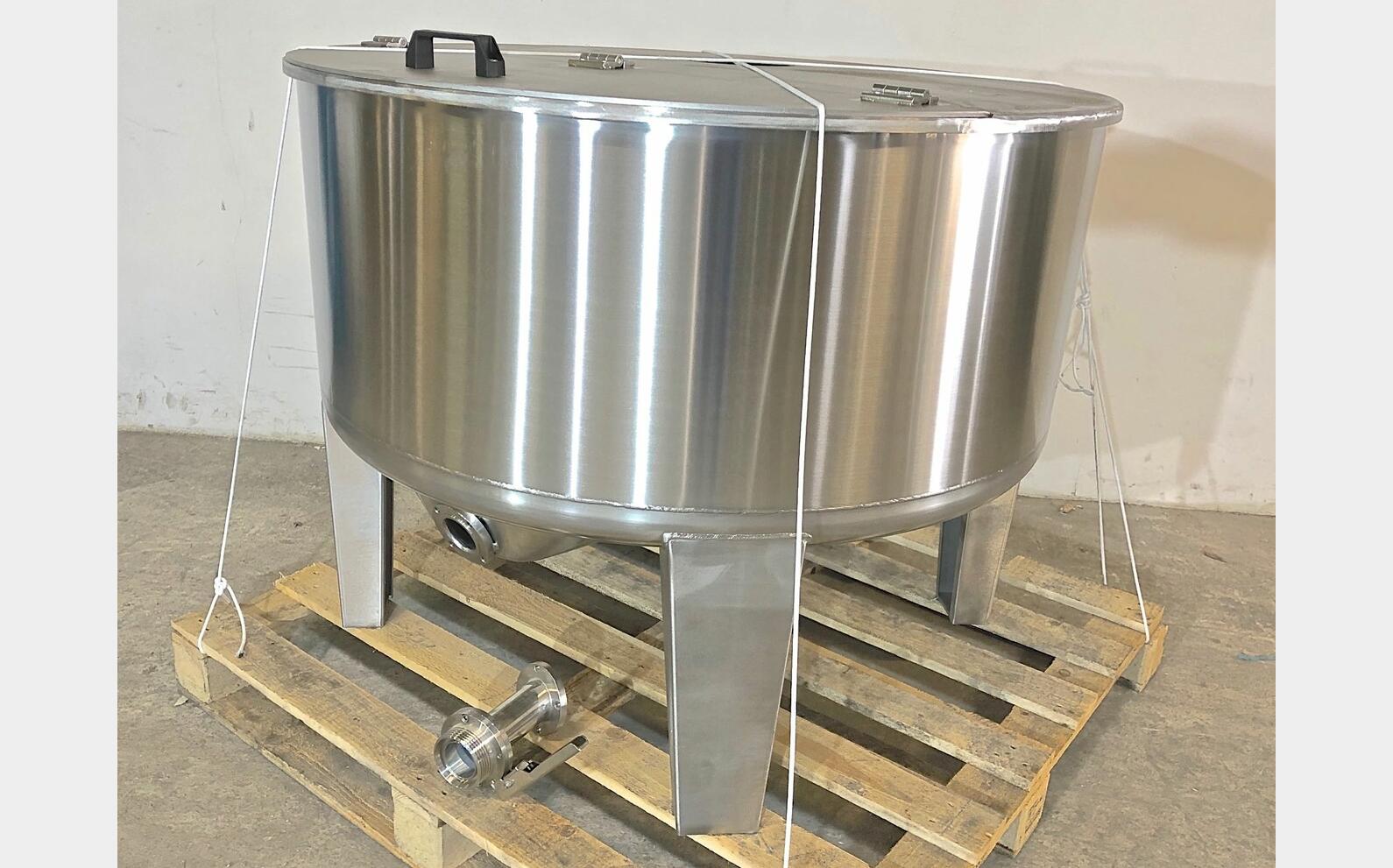 Cuve inox 304 semi ouverte sur pieds 4.58 HL (458 litres) ARSILAC