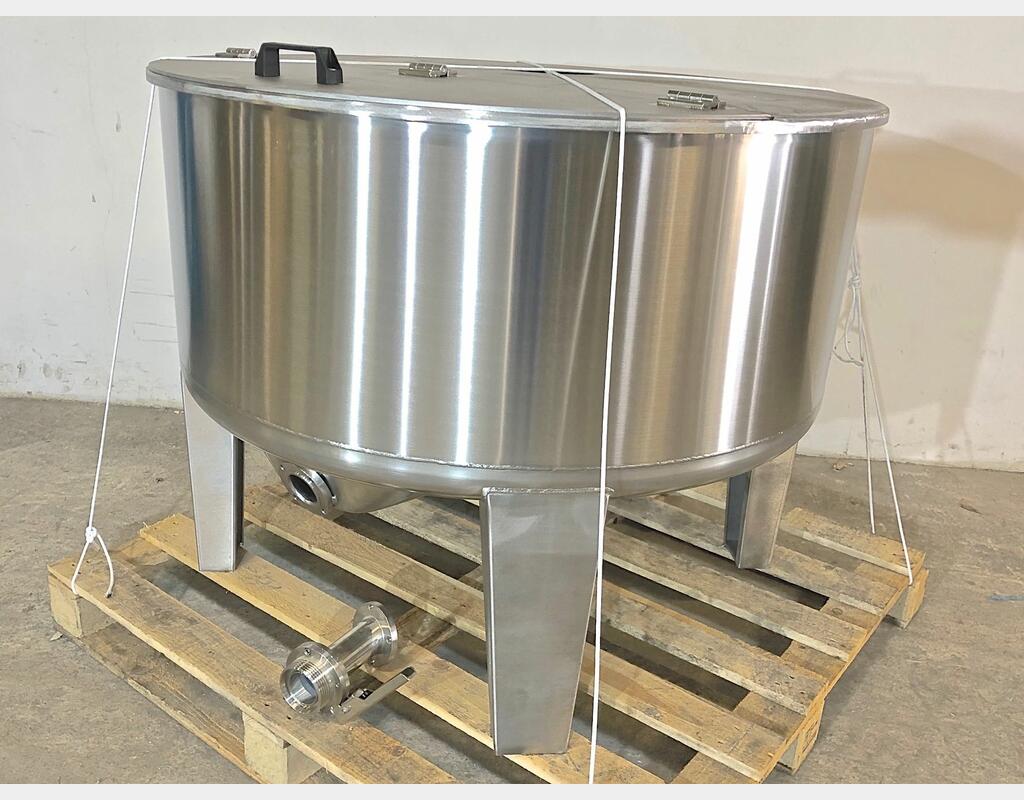 Cuve inox 304 semi ouverte sur pieds 4.58 HL (458 litres) ARSILAC