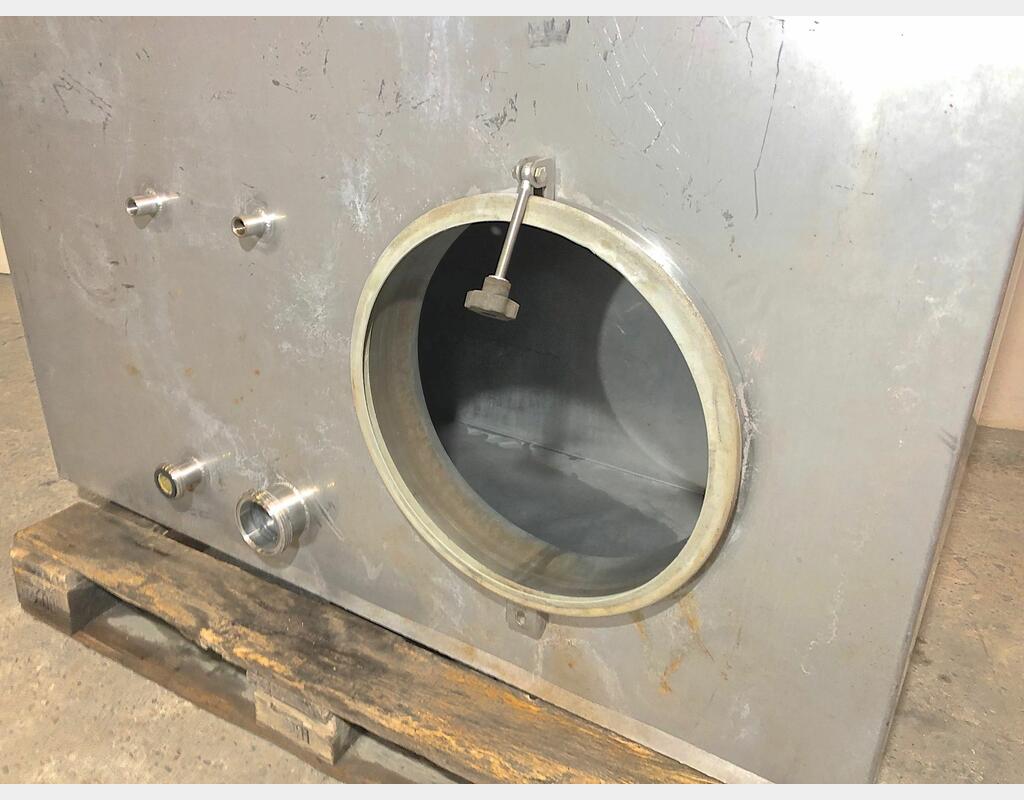 bac rectangulaire inox - 1150 litres