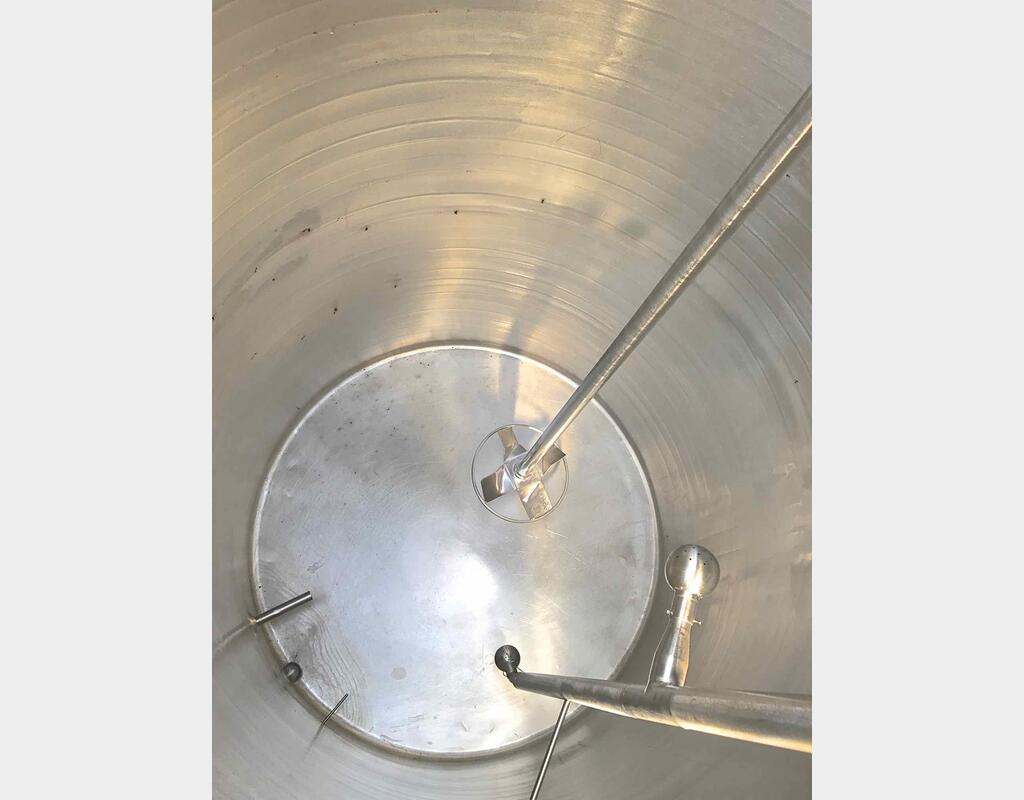 Cuve m&eacute;lange inox