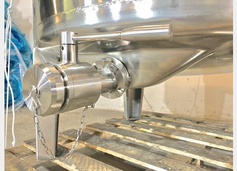 Cuve inox 316 thermor&eacute;gul&eacute;e sur pieds 6.45 HL (645 Litres) ARSILAC