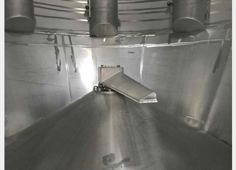 Cuve inox compartiment&eacute;e Capacit&eacute; totale 464 hls