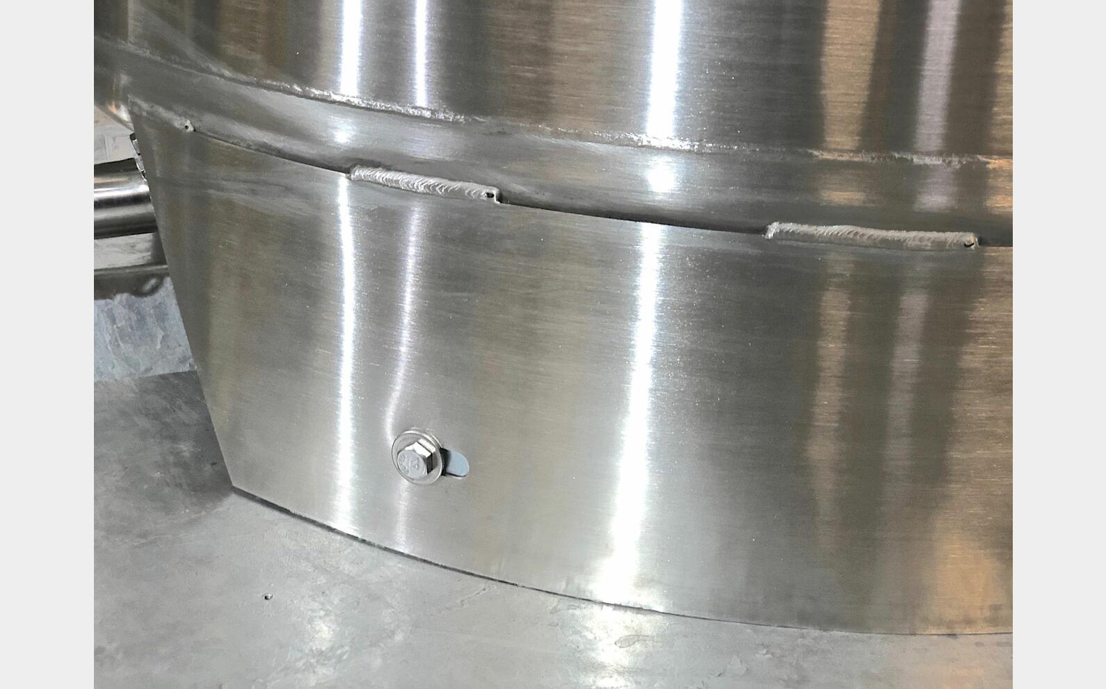 304 stainless steel tank - Palletisable 15 HL (1528 liters) ARSILAC
