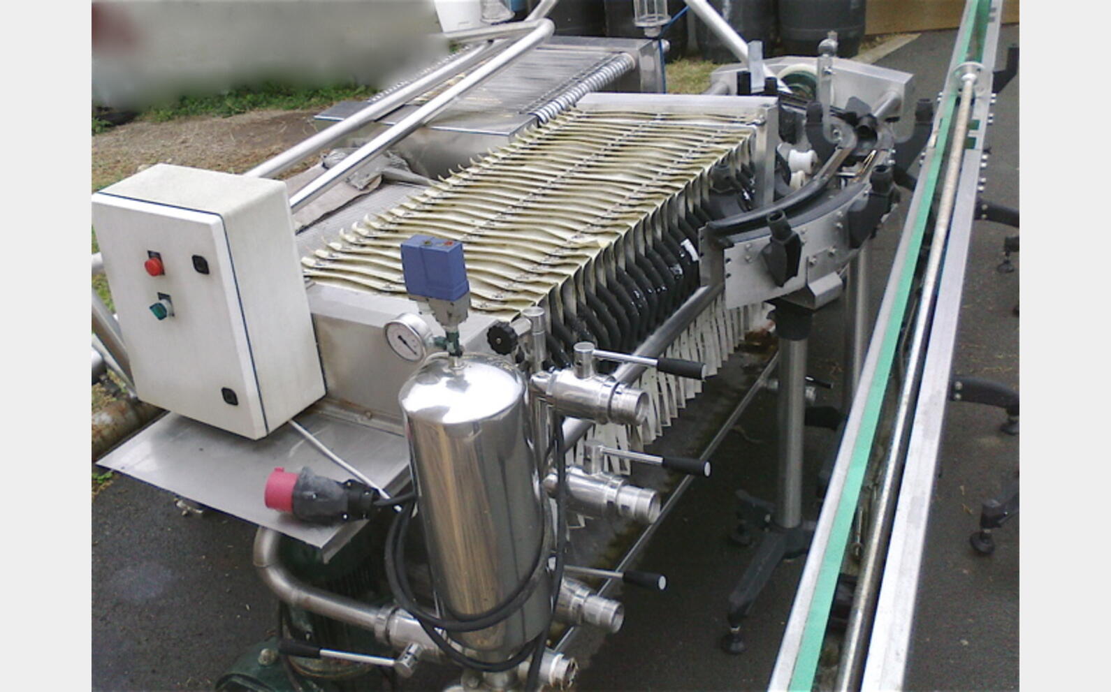 Filtre presse avec pompe  - Chassis en INOX
