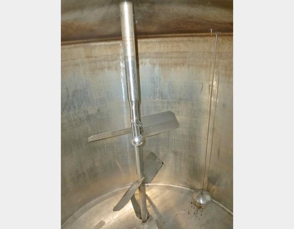Cuve de mélange en inox - Volume : 5500 litres
