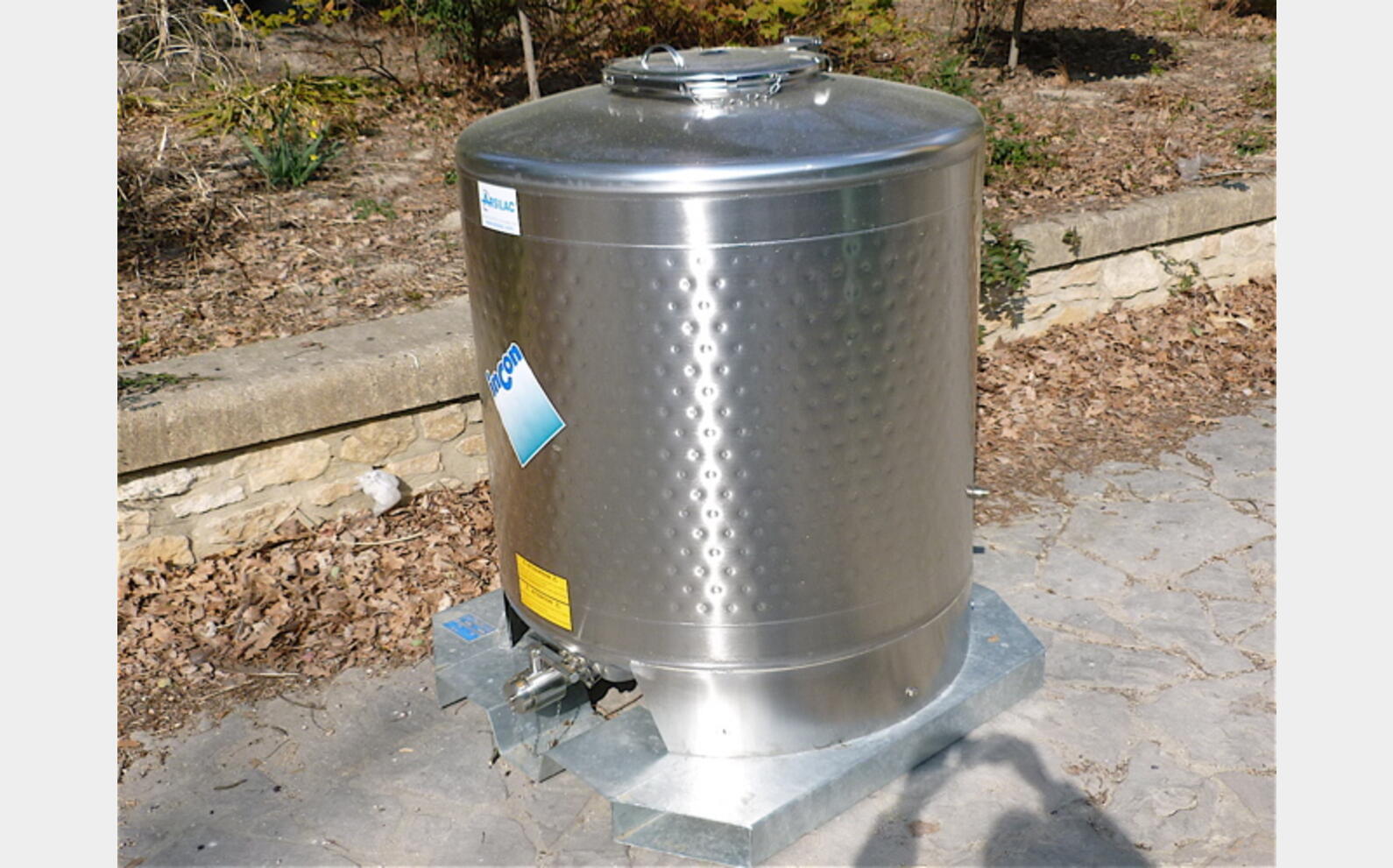CONTENEUR IBC SBP 1000 INOX 304 MATERIEL NEUF H 1415 mm, L 1200 mm, l 1150 mm