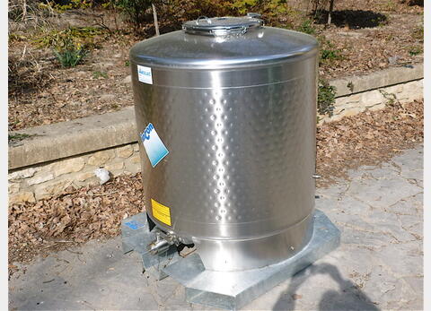 CONTENEUR IBC SBP 1000 INOX 304 MATERIEL NEUF H 1415 mm, L 1200 mm, l 1150 mm