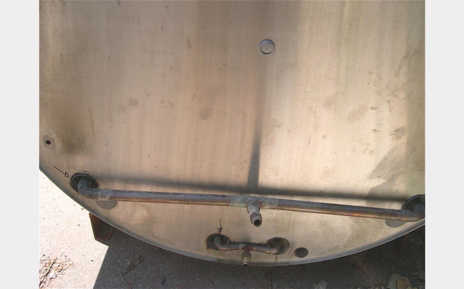 Cuve inox horizontale isol&eacute;e