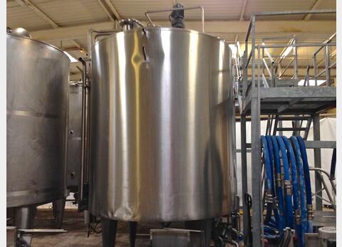 Cuve agit&eacute;e INOX