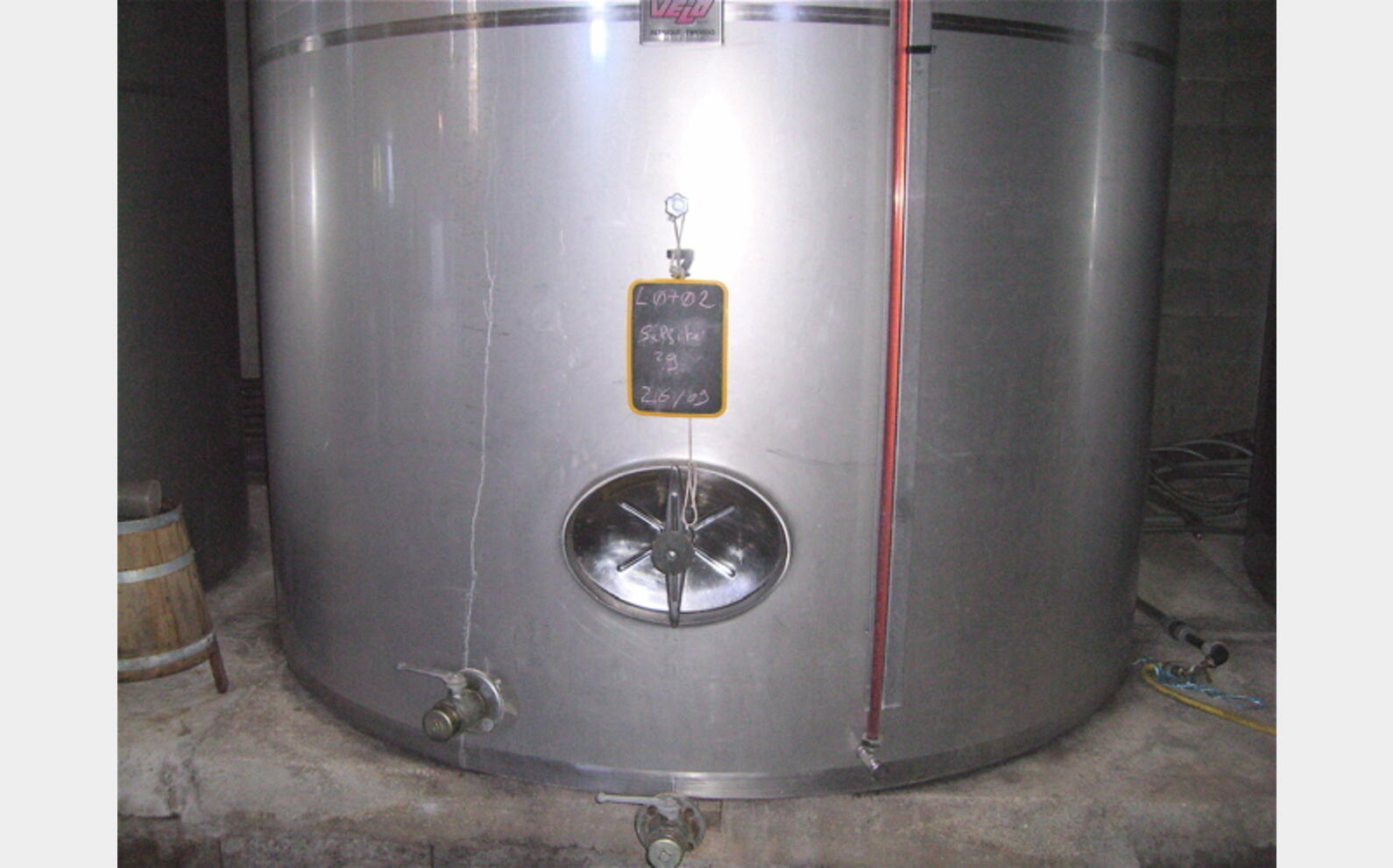 Cuve de stockage inox 15m3 Provenance agroalimentaire