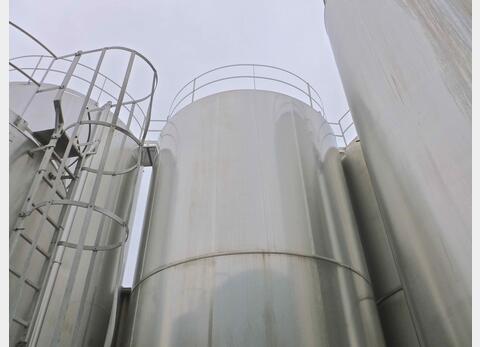 Cuve inox cylindrique verticale