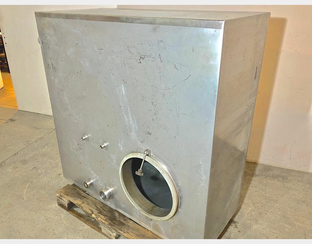 bac rectangulaire inox - 1150 litres