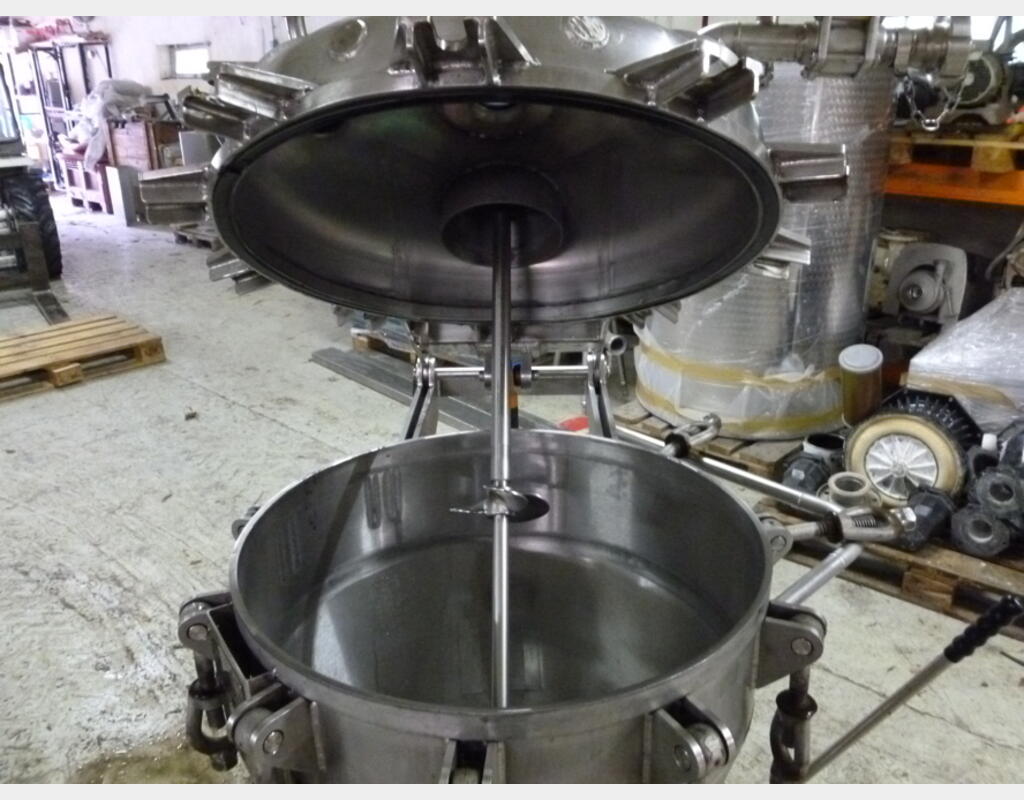 Cuve de mélange en INOX 316 Ti - Volume : 100 litres