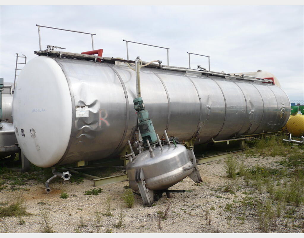 Cuve stockage INOX 316Ti Volume : 32.000 litres
