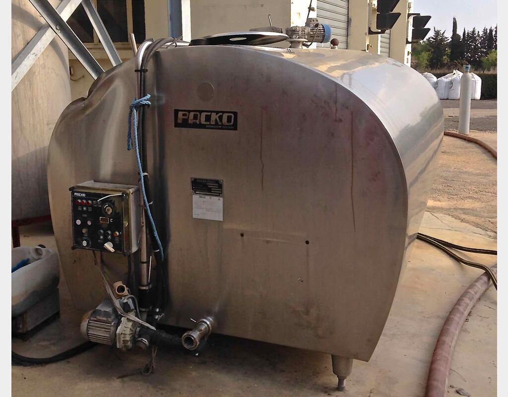 Cuve inox de stockage isolée - Volume :  4400 litres