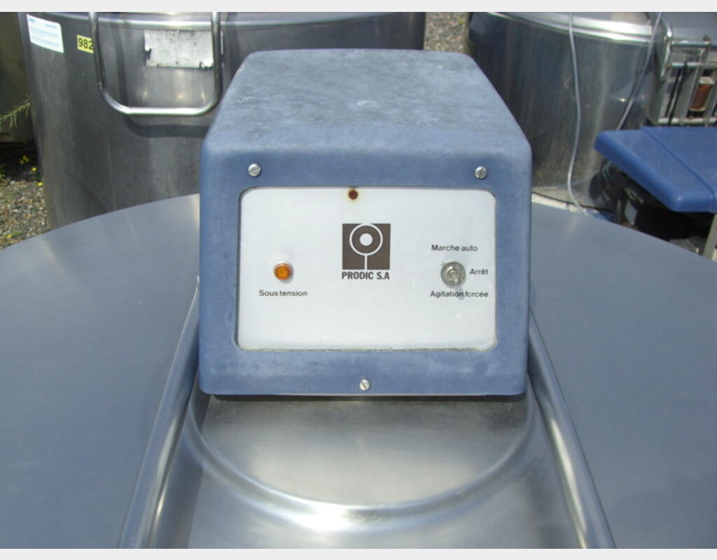Tank à lait Prodic 550 litres  - Inox 304 , isolation Inox.