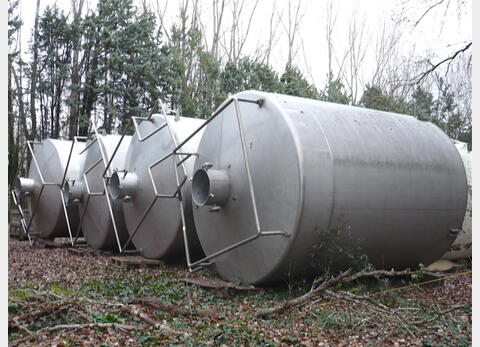 cuve vinification INOX 304 Volume : 23000 litres (230 hecto)