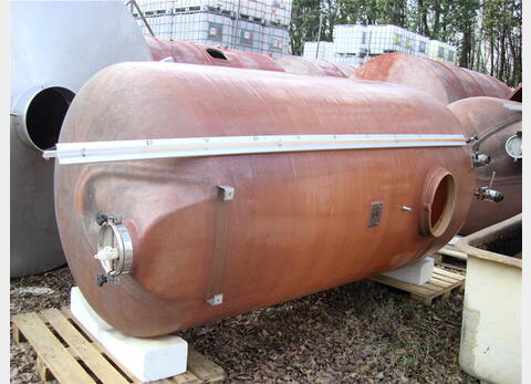 Cuve de stockage en polyester de 50 hls - Verticale fond plat