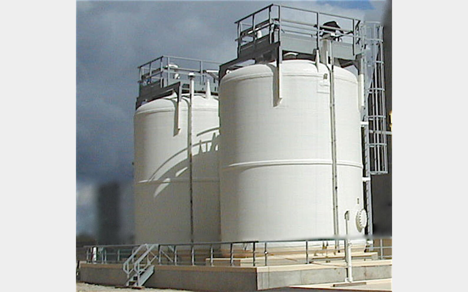 Cuve de stockage 114 m3 - fibre de verre