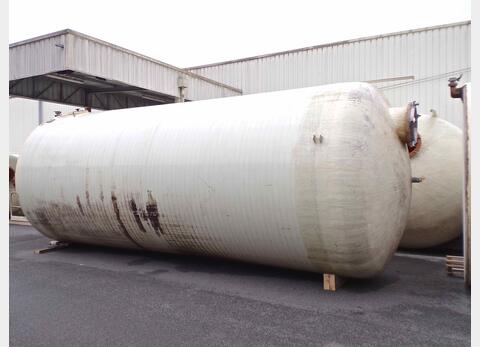 Cuve fibre fond plat sur radier Volume : 50 000 litres (500 hls)
