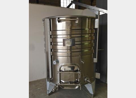 Cuve inox chapeau flottant - Volume de 2300 litres (23 hls)