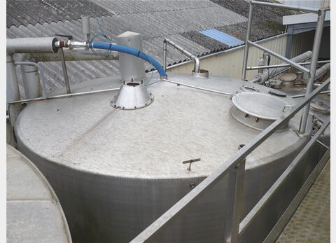 cuve de stockage INOX 304 agroalimentaire GOAVEC