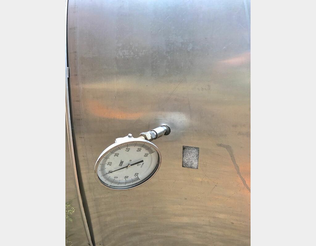 Cuve fermée en Inox AISI 304 - isolée de 46 700 litres