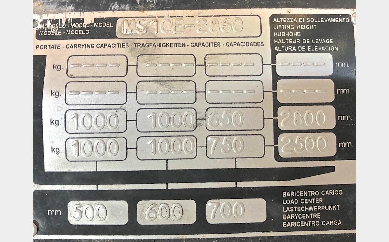 Transpalette &eacute;lectrique gerbeur CST19