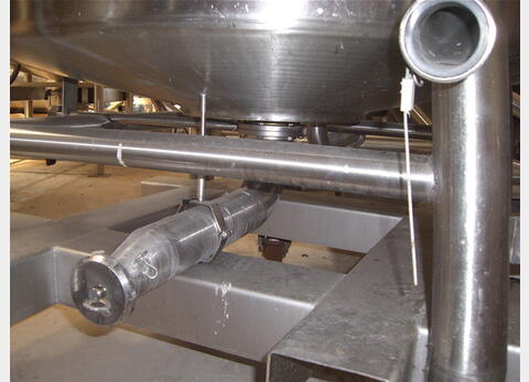 Cuve inox 316L agit&eacute;e, r&eacute;chauff&eacute;e volume : 500 litres marque : PIERRE GUERIN