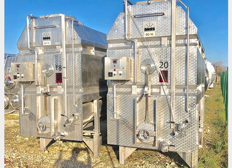 Cuve inox 80 hls de vinification marque : AMOS