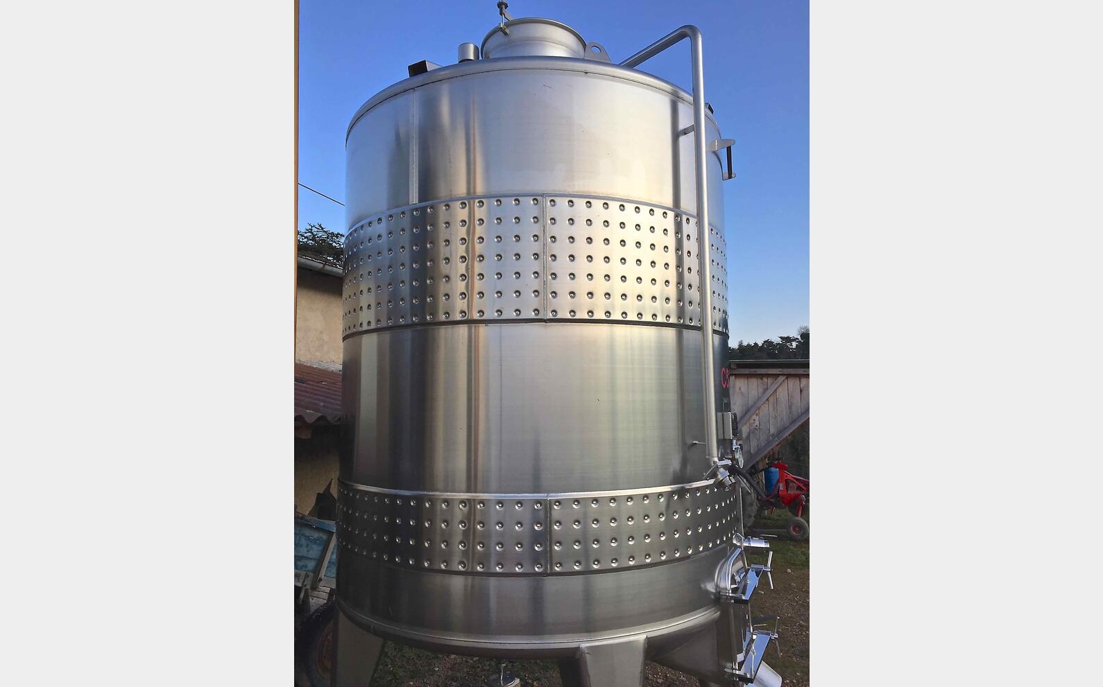 Cuve Inox 316 L de vinification Capacit&eacute; : 85 hls (8 500 L) Marque : CSC