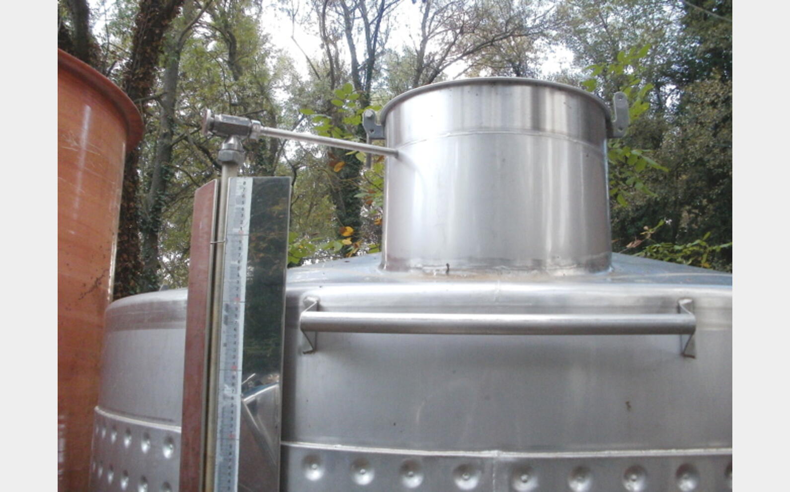 Cuve inox cylindrique verticale 50 hls