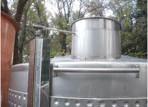 Cuve inox cylindrique verticale 50 hls
