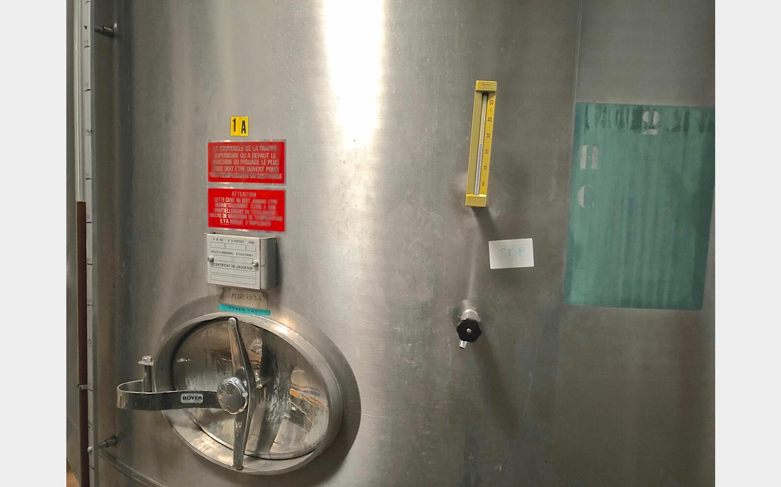 Cuve inox Agit&eacute; N&deg;A.B.C.et D 23.600 litres