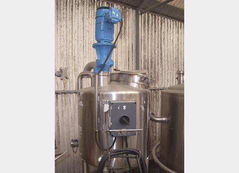 Cuve inox 316L agit&eacute;e de 178 litres