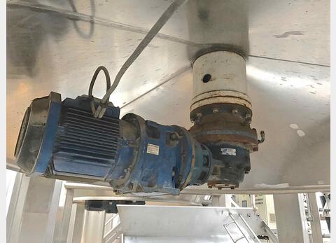 Cuve inox compartiment&eacute;e Capacit&eacute; totale 464 hls
