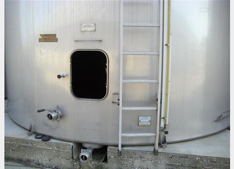 Cuve de stockage INOX304 de 150 m3 - Cylindirque verticale fond plat