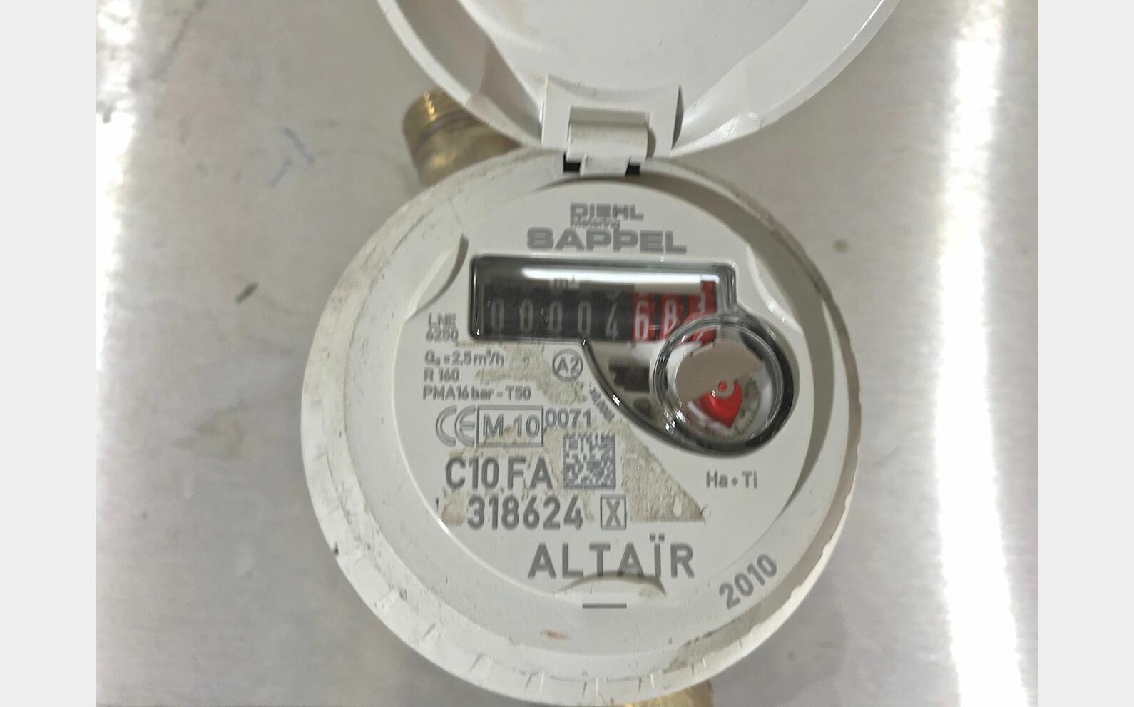 Volumetric water meter DIELH SAPPEL