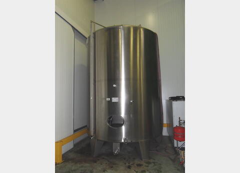 Cuve inox cylindrique verticale