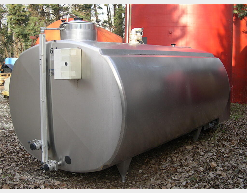 Tank de refroidissement RVS Volume : 4.000 litres