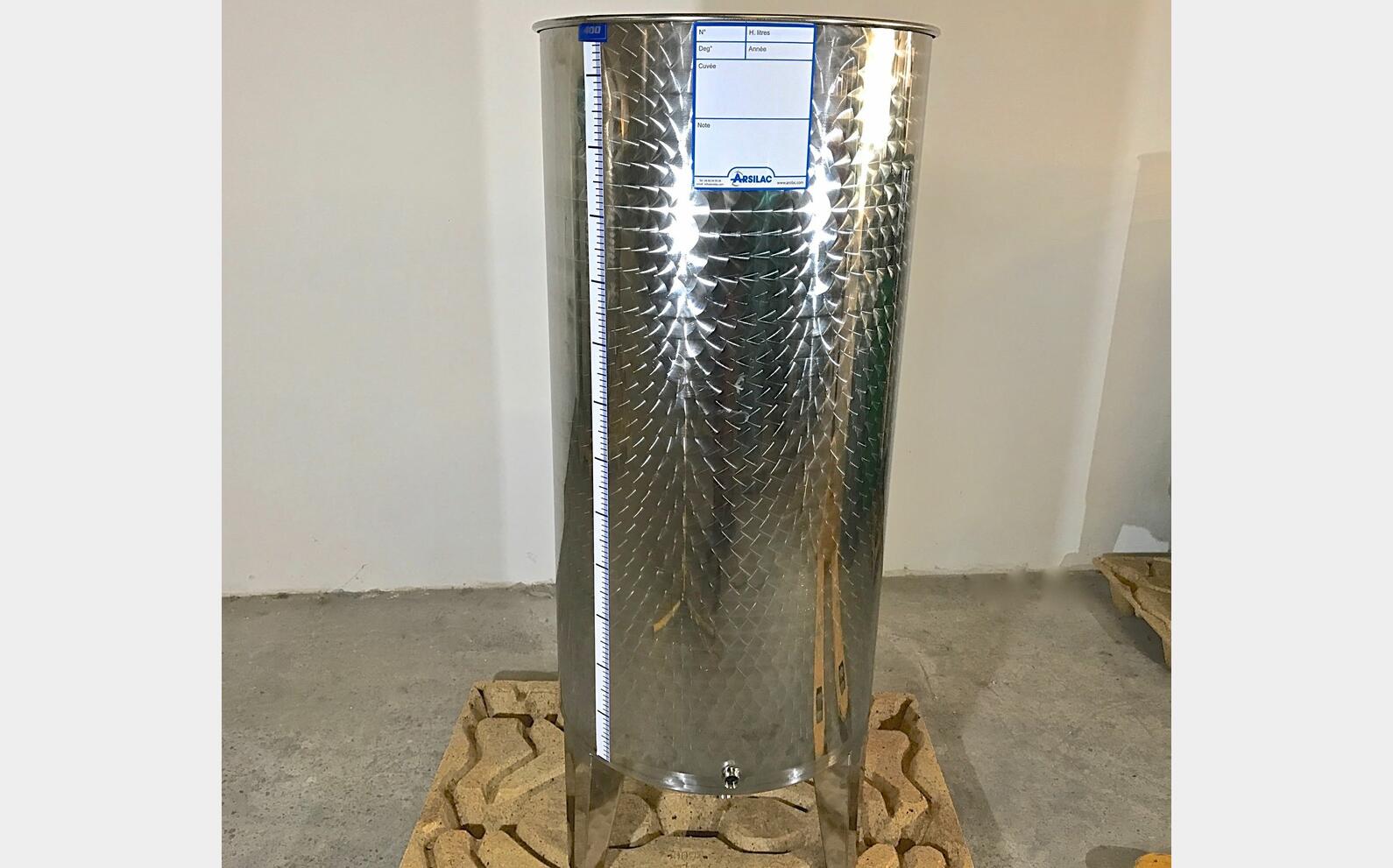 Cuve inox 304 - Chapeau flottant 4 HL (405 litres) ARSILAC