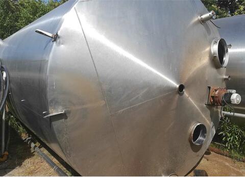 Cuve agit&eacute;e inox