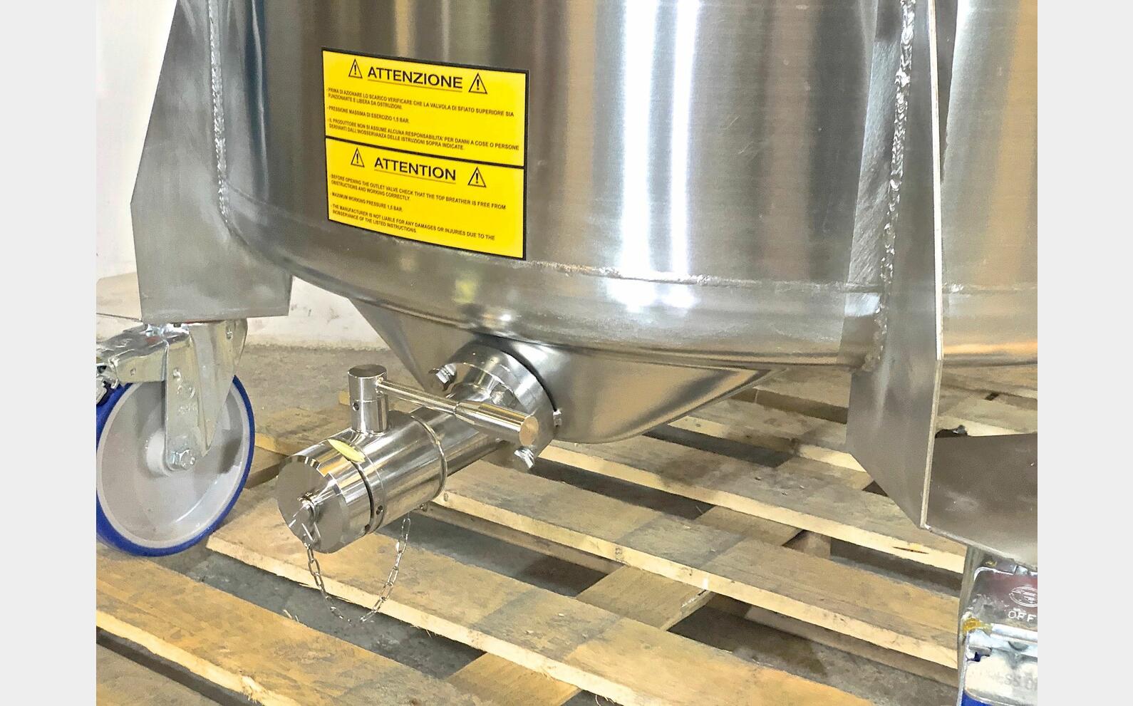 Cuve inox 316 - SCL1250 13 HL (1300 Litres) ARSILAC