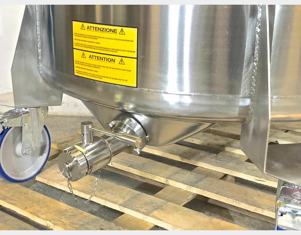 316 stainless steel tank - Model SCL1250