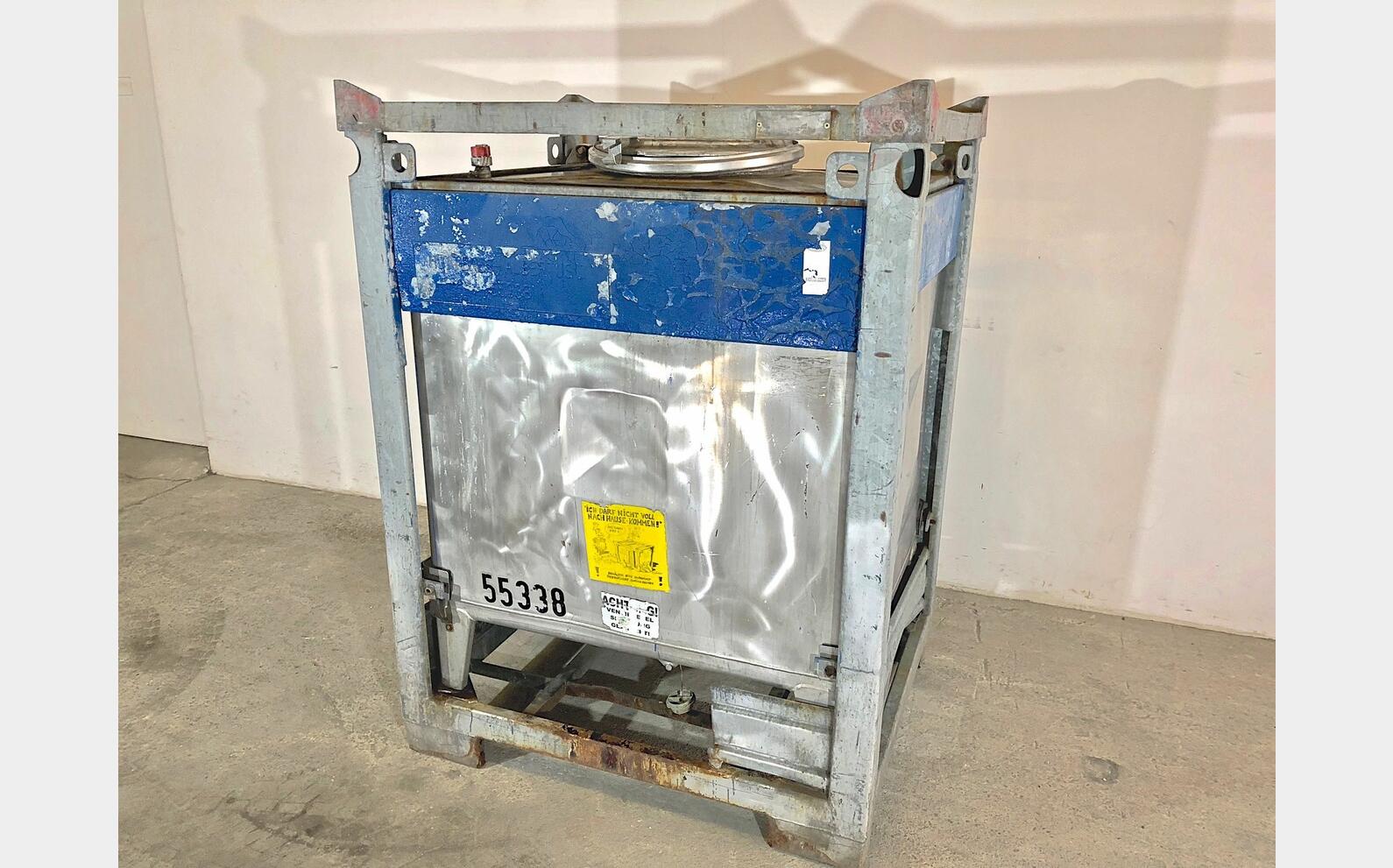 Container inox 304L sur chassis Marque : UMFORMTECHNIK HAUSAC