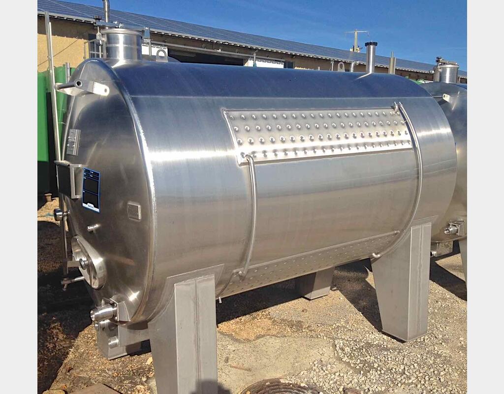 Cuves inox 51 hls LACOUR - Horizontale , inox 304/316