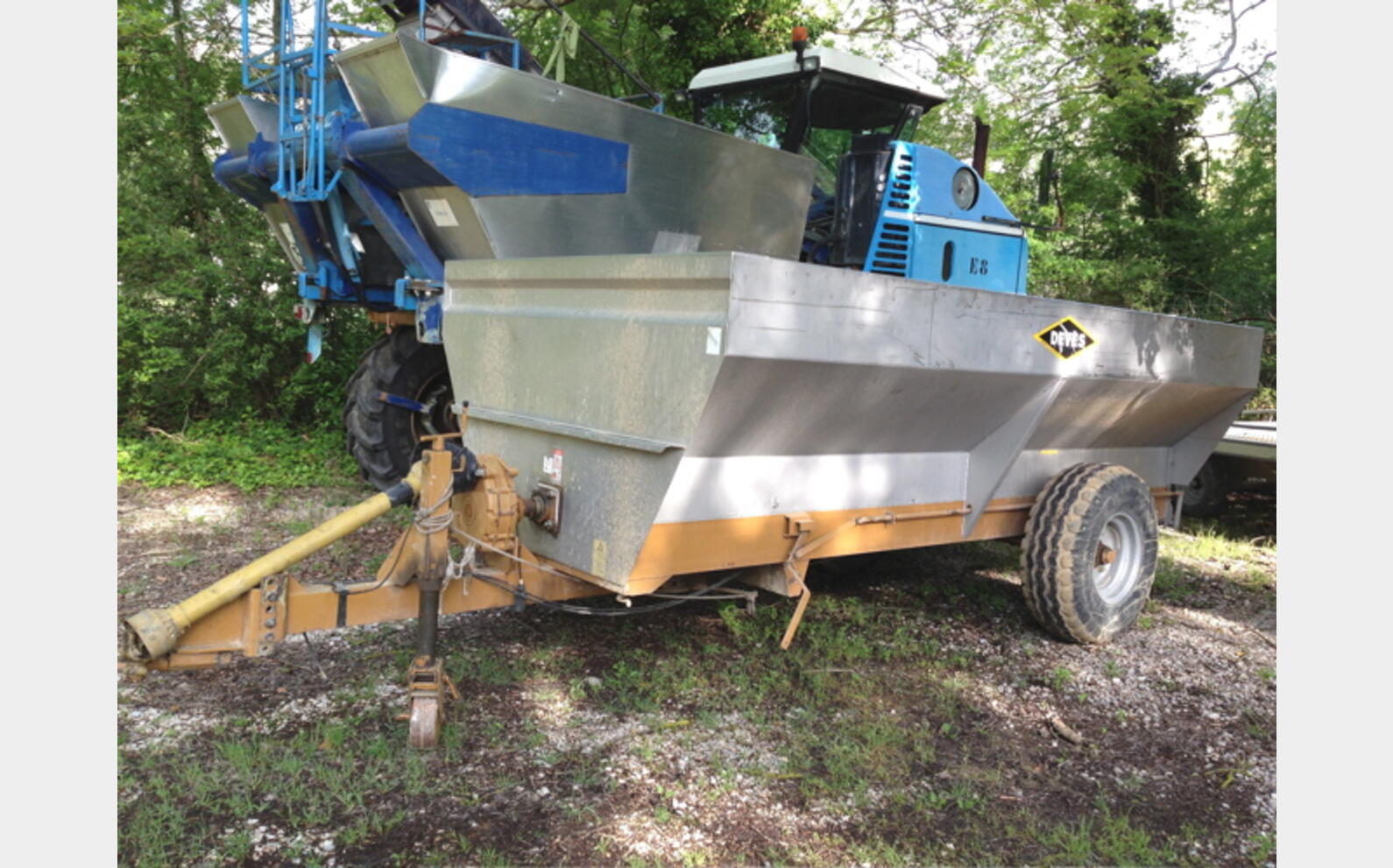 Benne &agrave; vendange inox 46 Hls