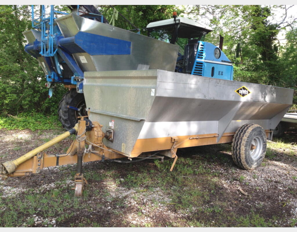Benne &agrave; vendange inox 46 Hls